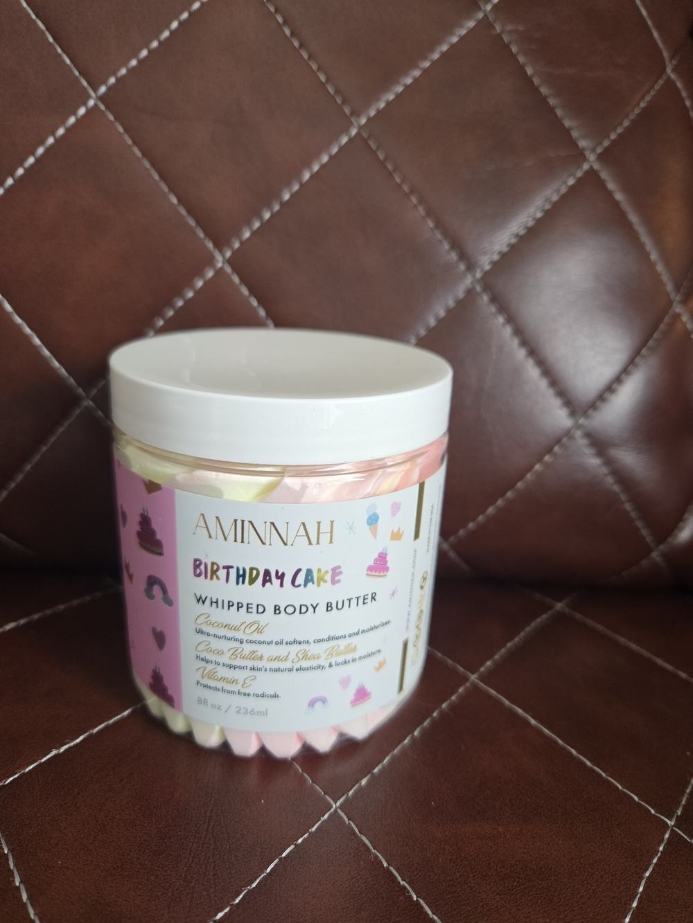 Birthday Cake Whipped Body Butter - Pink